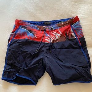 Scotch and soda men’s swim trunks